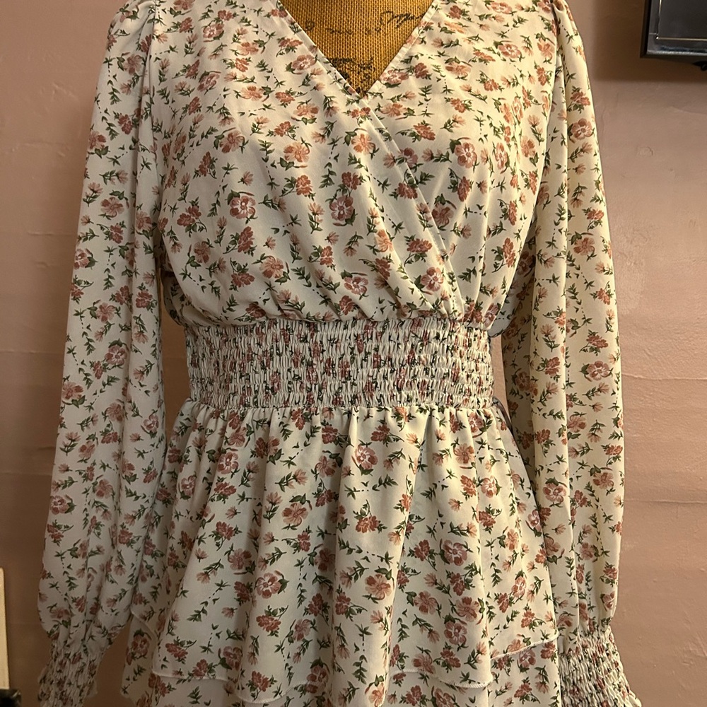 Floral Long Sleeve Blouse